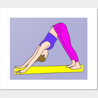 Downward Facing Dog Posters and Art